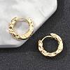 Brass Hoop Earrings EJEW-D320-23G-3