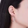 SHEGRACE 925 Sterling Silver Hoop Earrings JE670A-03-3