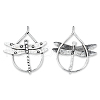 Tibetan Style Alloy Big Pendants TIBEP-N008-201-1