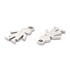 Non-Tarnish 201 Stainless Steel Pendants STAS-D451-21P-2