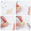 Beebeecraft 200Pcs Brass Crimp Beads Covers FIND-BBC0003-63-5