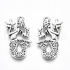 Tibetan Style Alloy Pendants X-TIBE-S323-084AS-RS-1
