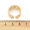 Brass Cuff Rings for Women RJEW-B119-13G-5
