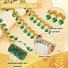 Polyester Lace Ribbon with Plastic Charms Tassel OCOR-WH0078-202A-03-4