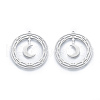 Non-Tarnish 201 Stainless Steel Pendants STAS-N090-LA913-1-1-1