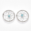 304 Stainless Steel Pendants STAS-S109-01F-2