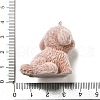 Flocky Resin Pendants FIND-I044-23-3