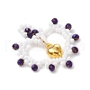 Glass Seed Beaded Heart Pendants PALLOY-MZ00588-01-3