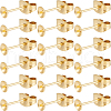 Beebeecraft 50Pcs Ion Plating(IP) 304 Stainless Steel Stud Earring Findings STAS-BBC0004-52-1
