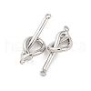 Alloy Knot Connector Charms PALLOY-F315-02P-2