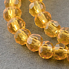 Transparent Glass Bead Strands GLAA-R136-4mm-13-1