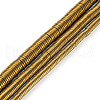 Cheriswelry 3 Strands 3 Styles Electroplate Non-magnetic Synthetic Hematite Beads Strands G-CW0001-09-11