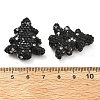 Christmas Tree Polymer Clay Rhinestone Beads CLAY-NH0001-14D-3