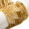 Natural Yellow Quartz Beads Strands G-G259-D03-4mm-2