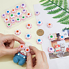 SUPERFINDINGS 32Pcs 8 Styles Resin Craft Doll Eyes Cabochons DIY-FH0007-28-3