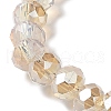 Electroplate Glass Beads Strands EGLA-A034-J6mm-K01-3