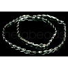 304 Stainless Steel or 201 Stainless Steel Necklace for Men Women STAS-C042-04-3