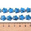 Synthetic Turquoise Dyed Beads Strands G-T138-193-5