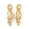 Ocean Theme Brass Charms KK-F902-07I-G-1