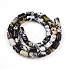 Natural Yellow Turquoise(Jasper) Beads Strands G-N346-01B-15-3