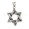 316 Surgical Stainless Steel Pendants STAS-E212-146AS-1