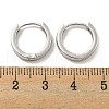 Brass Hoop Earrings EJEW-L211-08A-P-3