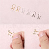 CHGCRAFT 60Pcs 6 Styles 316 Surgical Stainless Steel Earring Findings STAS-CA0002-20-4