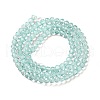 Transparent Baking Paint Glass Beads Strands X1-DGLA-A034-T4mm-D01-2