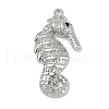 Brass Micro Pave Cubic Zirconia Pendants KK-I719-38P-1