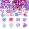 8 Styles Plastic Pearlized Beads KY-FS0001-21A-1