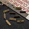 Iron Ribbon Crimp Ends IFIN-S008-AB-NF-5
