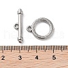 304 Stainless Steel Ring Toggle Clasps STAS-A092-09E-P-3