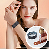 Olycraft 2Pcs 2 Colors Adjustable Plain Leather Cord Bracelet BJEW-OC0001-24A-6
