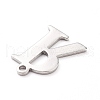 Tarnish Resistant 304 Stainless Steel Charms STAS-H112-R-P-3