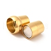 304 Stainless Steel Magnetic Clasps with Glue-in Ends STAS-K006-09B-6mm-2