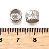 925 Sterling Silver Micro Pave Clear Cubic Zirconia Beads STER-F061-01B-P-2
