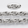 Tarnish Resistant 304 Stainless Steel Rope Chains STAS-R100-28-1