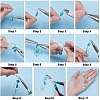 ARRICRAFT DIY Sea Aniaml Synthetic Turquoise  Alloy Earrings/Bracelets Making Kits DIY-AR0004-12-3