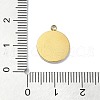 Ion Plating(IP) 304 Stainless Steel Pendants STAS-B058-19G-01-3