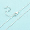 Iron Cable Chain Necklace Making MAK-I019-01B-S-2