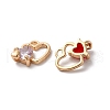 Brass Charms KK-C062-015G-2
