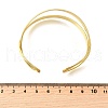 Brass Cuff Bangles for Women BJEW-F498-08G-5
