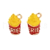 Alloy Enamel Pendants PALLOY-R155-01G-01-1