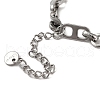 Brass Mariner Link Chains Bracelets for Women BJEW-L685-04P-3
