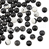 HOBBIESAY 2 Strands Natural Gemstone Imitation Zebra Jasper Beads Strands G-HY0001-64-1