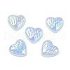 UV Plating Acrylic Cabochons OACR-H121-02C-1