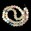 Transparent Electroplate Glass Beads Strands EGLA-N006-080-A02-3
