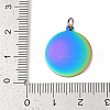 Ion Plating(IP) 304 Stainless Steel Pendants STAS-I311-33G-RC-3