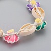 Cowrie Shell Anklets/Bracelets X-AJEW-AN00243-3
