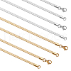 CHGCRAFT 304 Stainless Steel Snake Chain Necklaces NJEW-CA0001-02-7